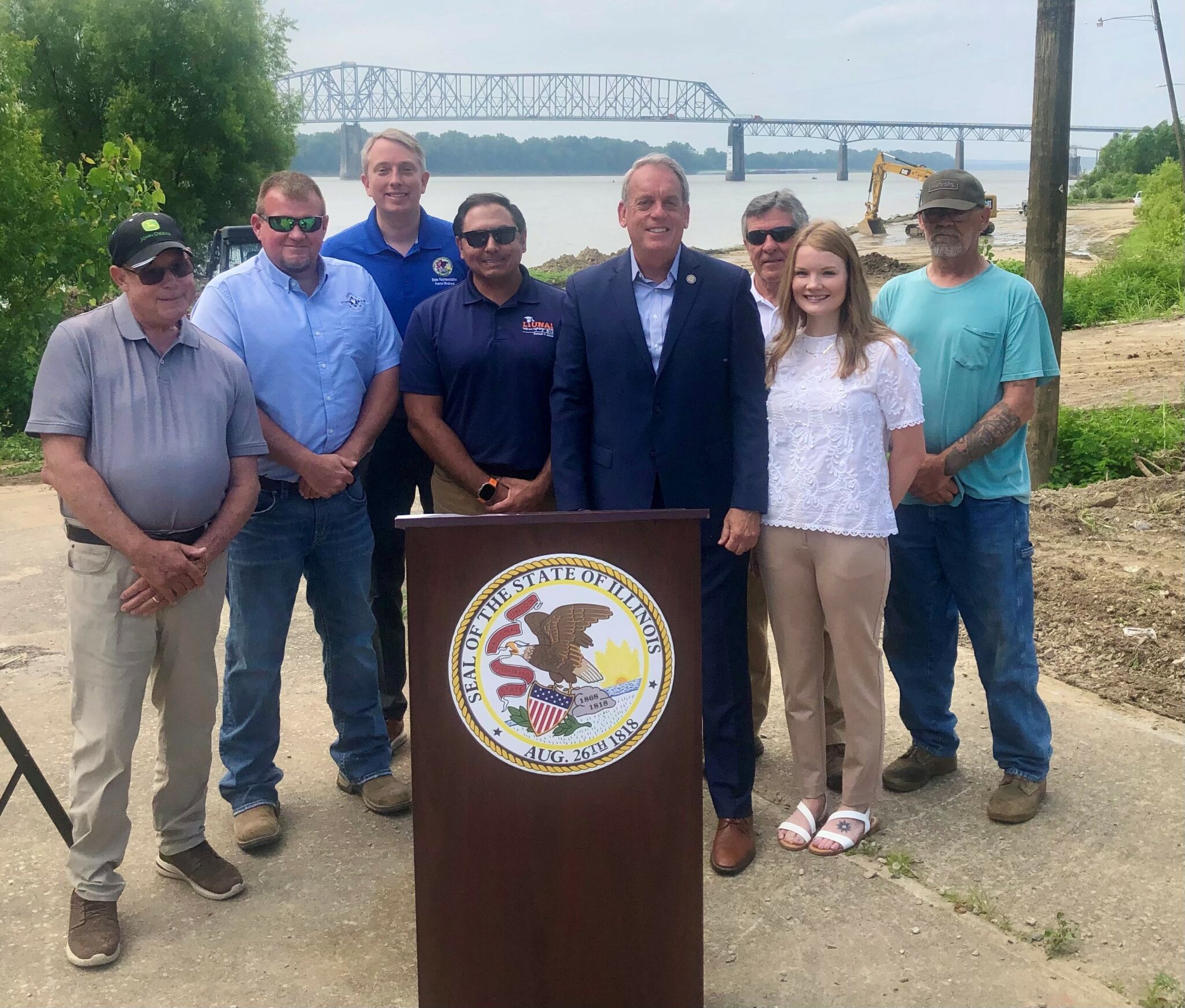 Sen. Fowler announces reconstruction of Old Shawneetown Ohio River boat ...