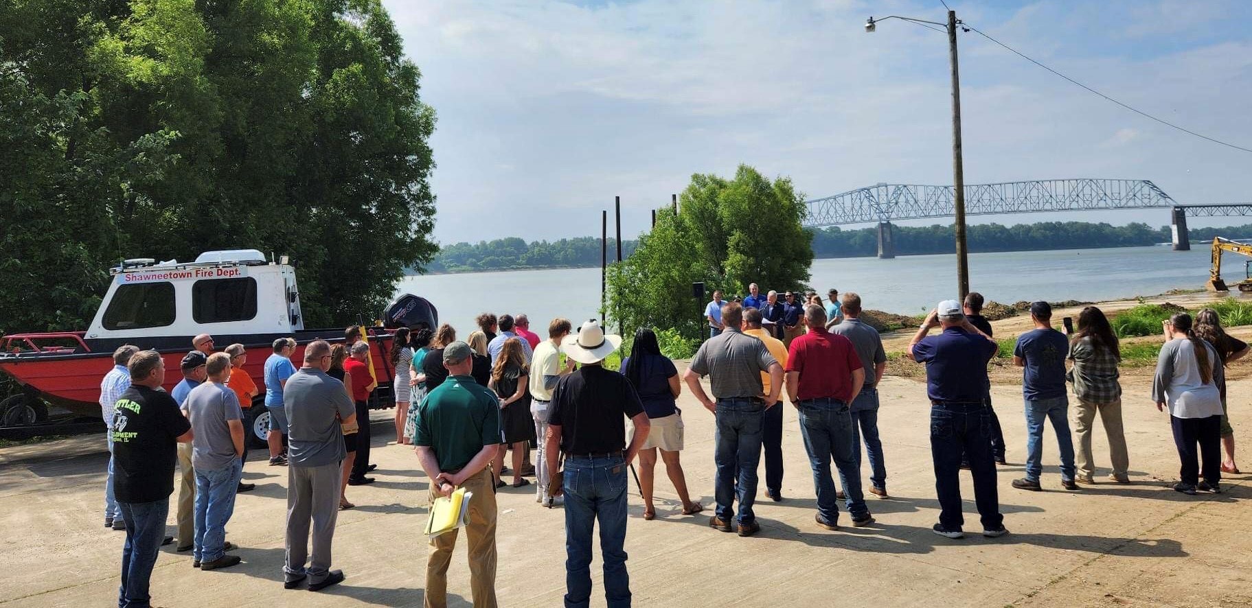 Sen. Fowler announces reconstruction of Old Shawneetown Ohio River boat ...